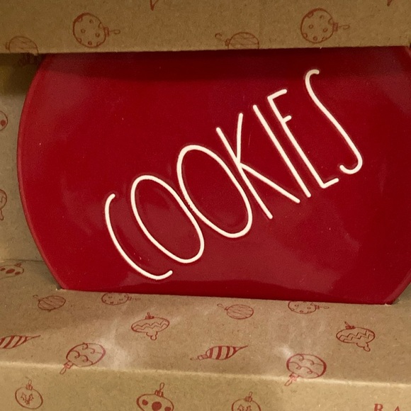 Rae Dunn Cookie Plate and Milk Mug Set - Picture 2 of 4